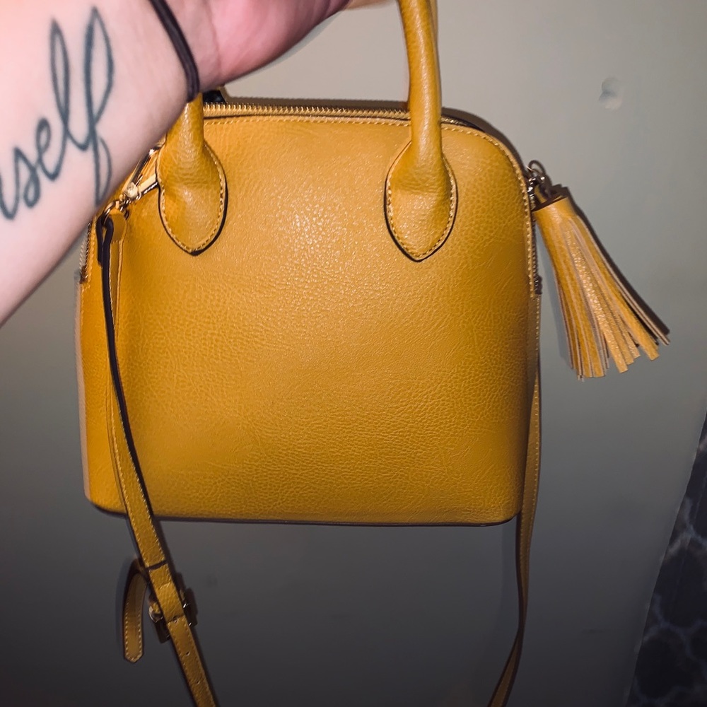 Mustard yellow purse